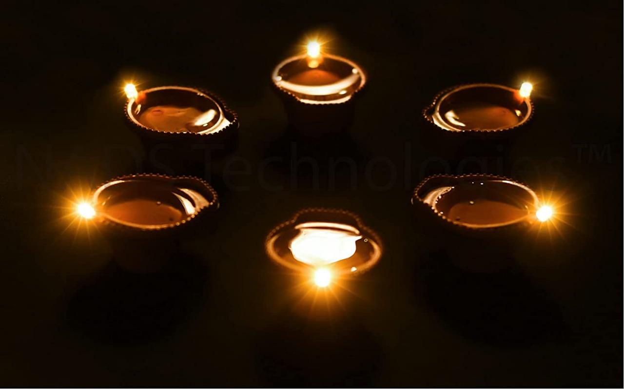 Water Sensor Led Diyas Candle (2 PCS)