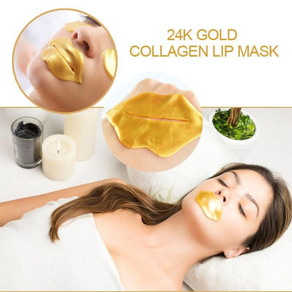 24K Gold Moisturizing Hyaluronic Acid Lip Mask